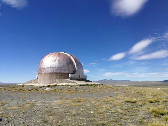 Observatorio abandonado en la Patagonia